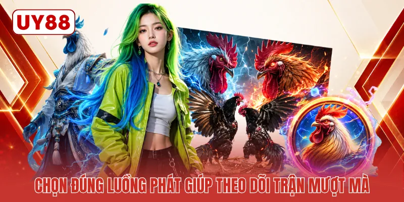 Chọn đúng luồng phát giúp theo dõi trận mượt mà